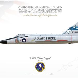A fighter jet with the words " california air national guard inc. Fighter jets in their squadron " on it's side and an image of the