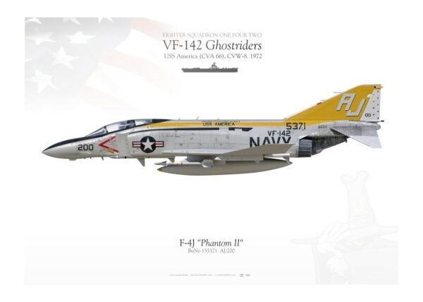 A poster of the u. S. Navy 's fighter jet, vf-1 4 2