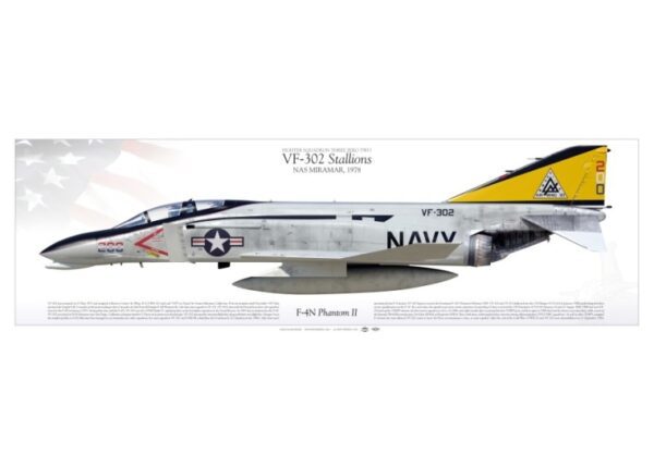 A military jet fighter plane with the name of " vf-1 2 3 stallions ".