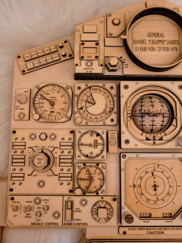 A wooden board with many different types of clocks.