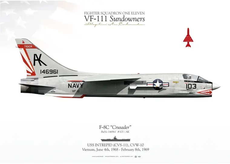 A poster of the fighter jet, vf-1 1 1 starboomer.